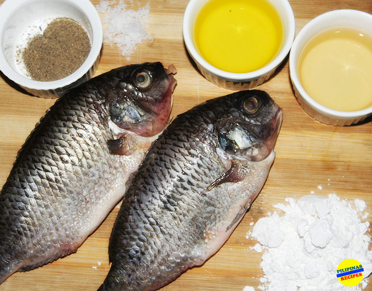 Nilasing na Tilapia Ingredients