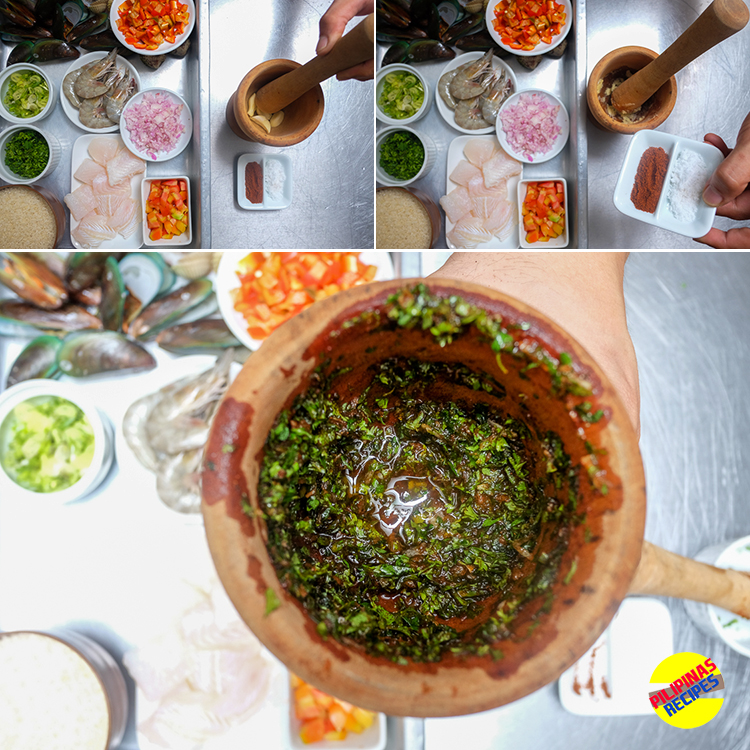 Paella De Marisco Cooking Method 1