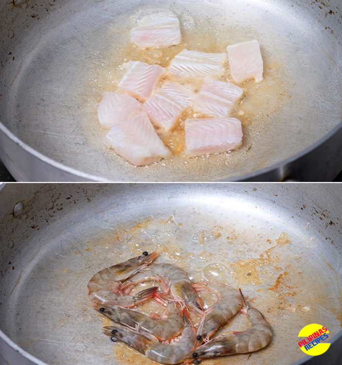 Paella De Marisco Preparation 2