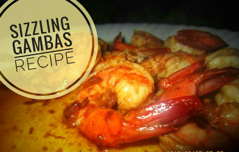 Gambas Recipe (Sizzling Shrimp Platter)