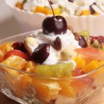 Whipped cream and cream cheese fruit salad